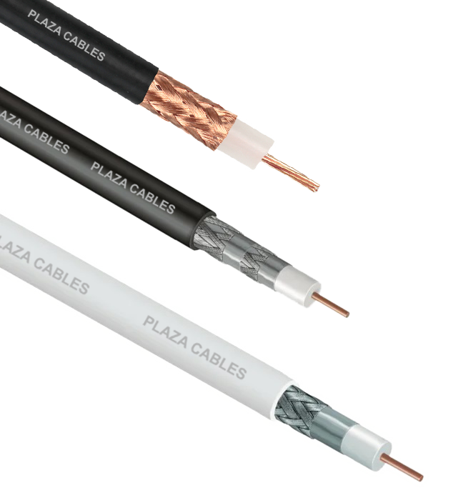 TV Dish Antenna Co-axial Cables (Gas injected physical foam jelly flooded industrial cables)